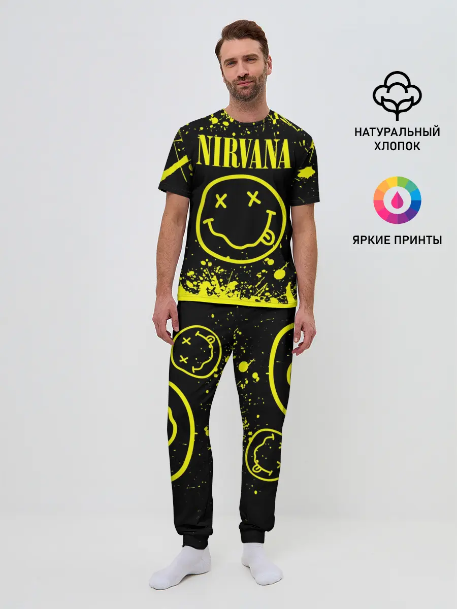 Мужская пижама с брюками / Nirvana