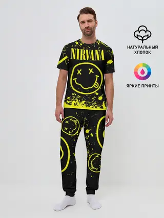 Мужская пижама с брюками / Nirvana