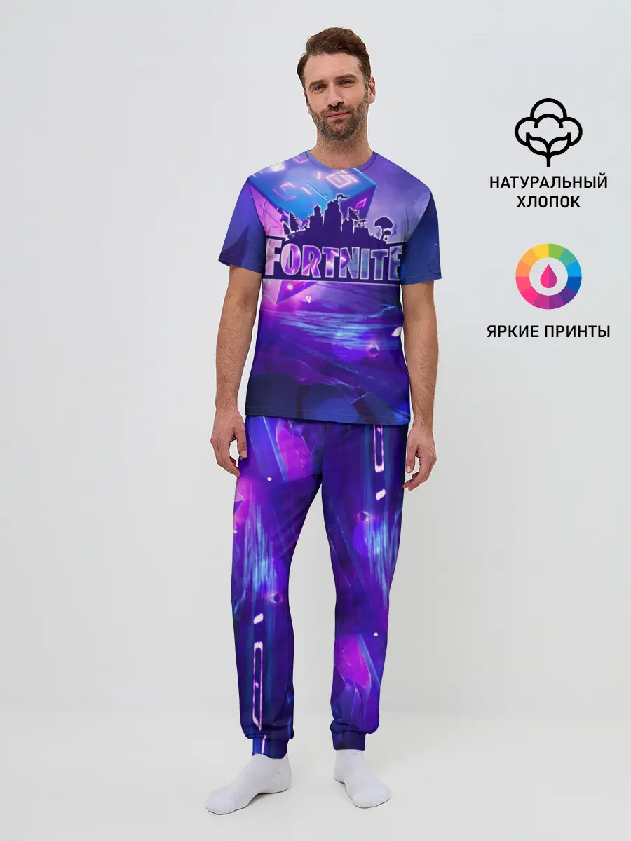 Мужская пижама с брюками / Fortnite