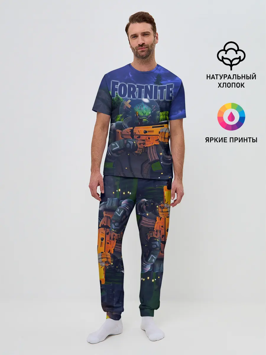 Мужская пижама с брюками / Fortnite