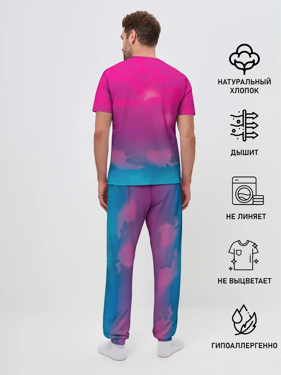 Мужская пижама с брюками / Прекрасная АСКА ЛЭНГЛИ СОРЬЮ