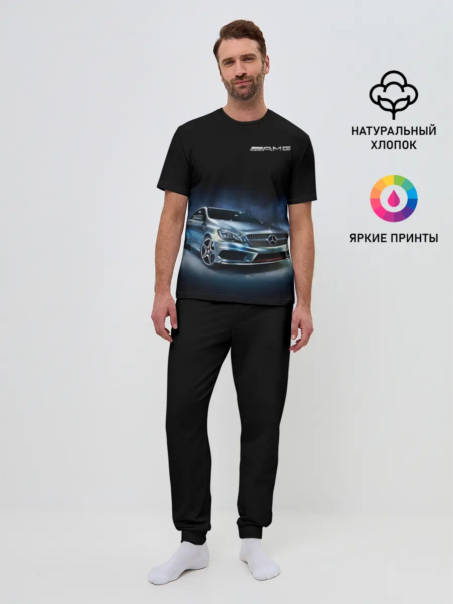 Мужская пижама с брюками / Mercedes AMG