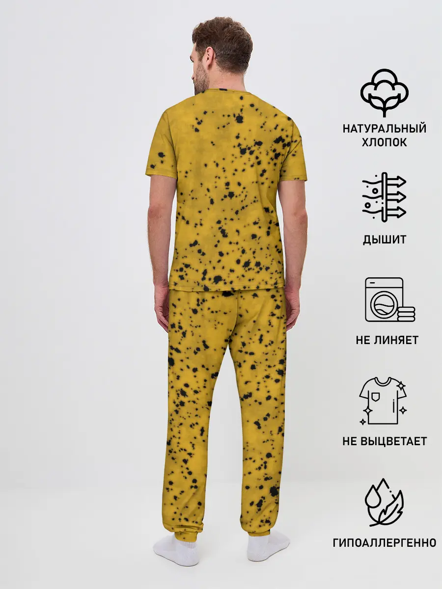 Мужская пижама с брюками / Bumblebee