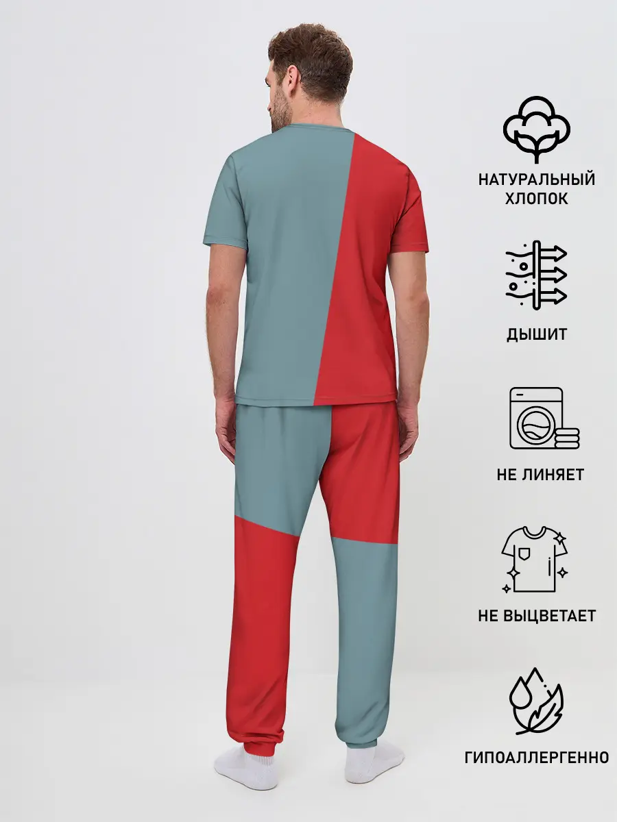 Мужская пижама с брюками / Лена