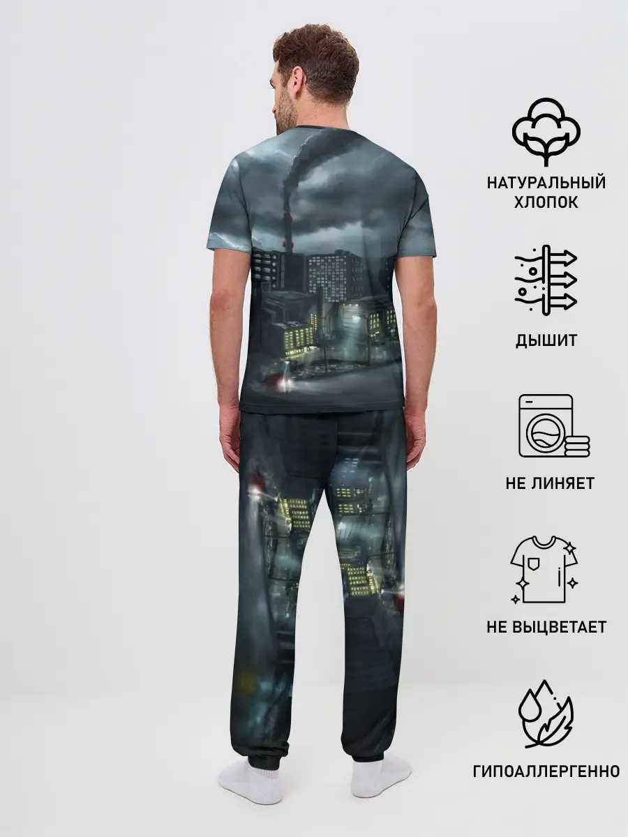 Мужская пижама с брюками / Метро: Исход