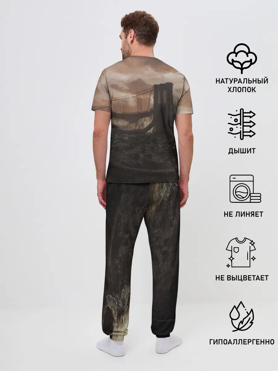 Мужская пижама с брюками / Метро: Исход