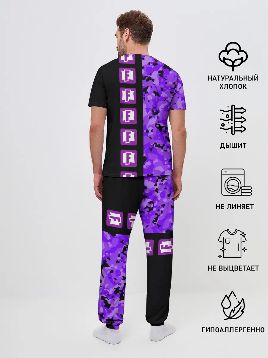Мужская пижама с брюками / Fortnite