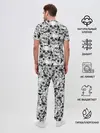 Мужская пижама с брюками / Черепа