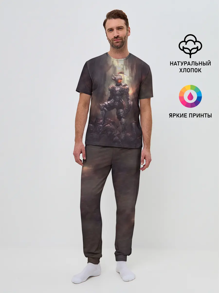 Мужская пижама с брюками / Goblin Slayer darkness