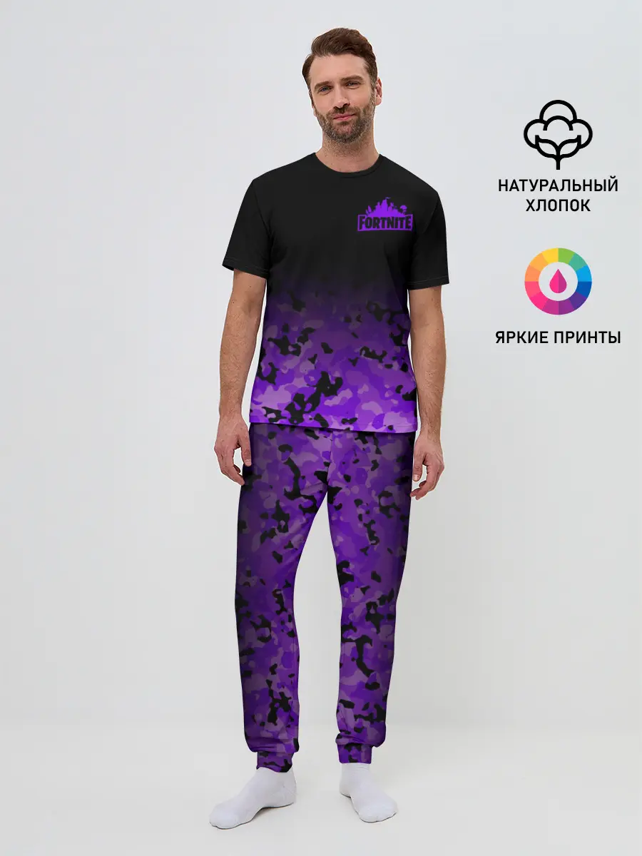 Мужская пижама с брюками / Fortnite