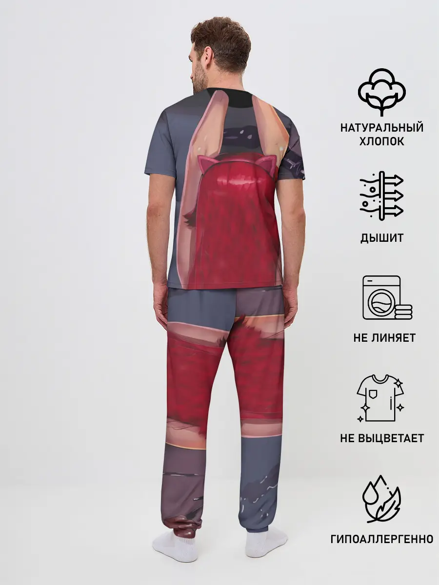 Мужская пижама с брюками / Лика Заповедник Зелирия