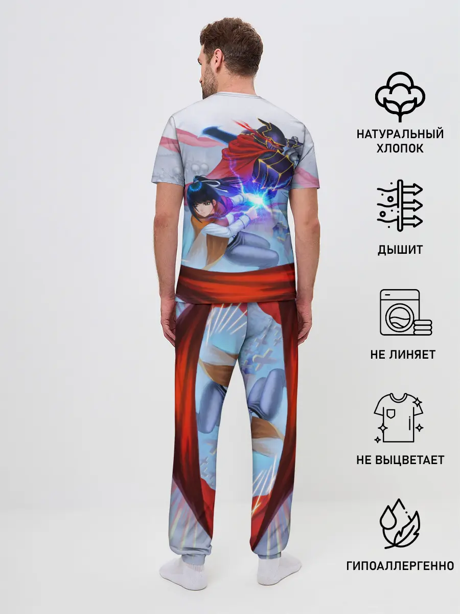 Мужская пижама с брюками / Narberal и Ainz Ooal Gown