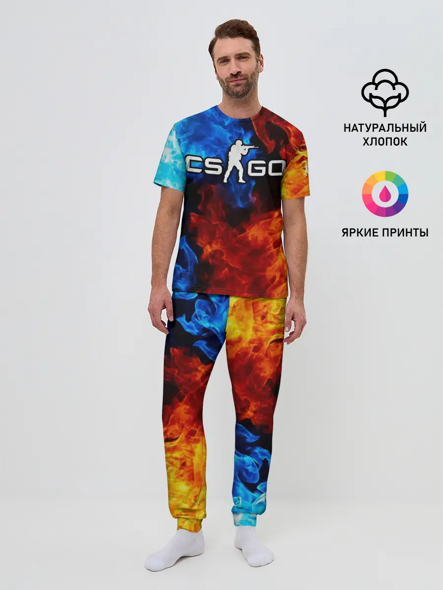 Мужская пижама с брюками / Counter Strike