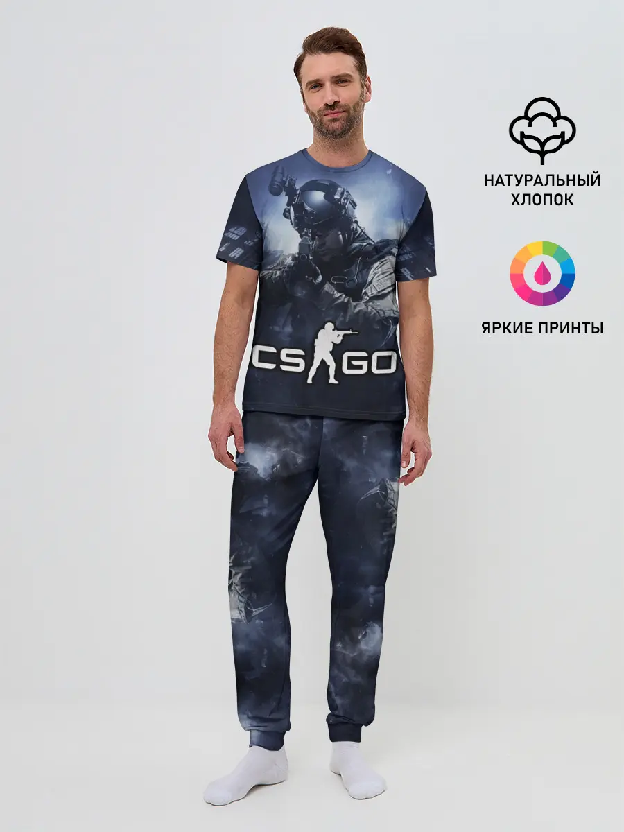 Мужская пижама с брюками / Counter Strike