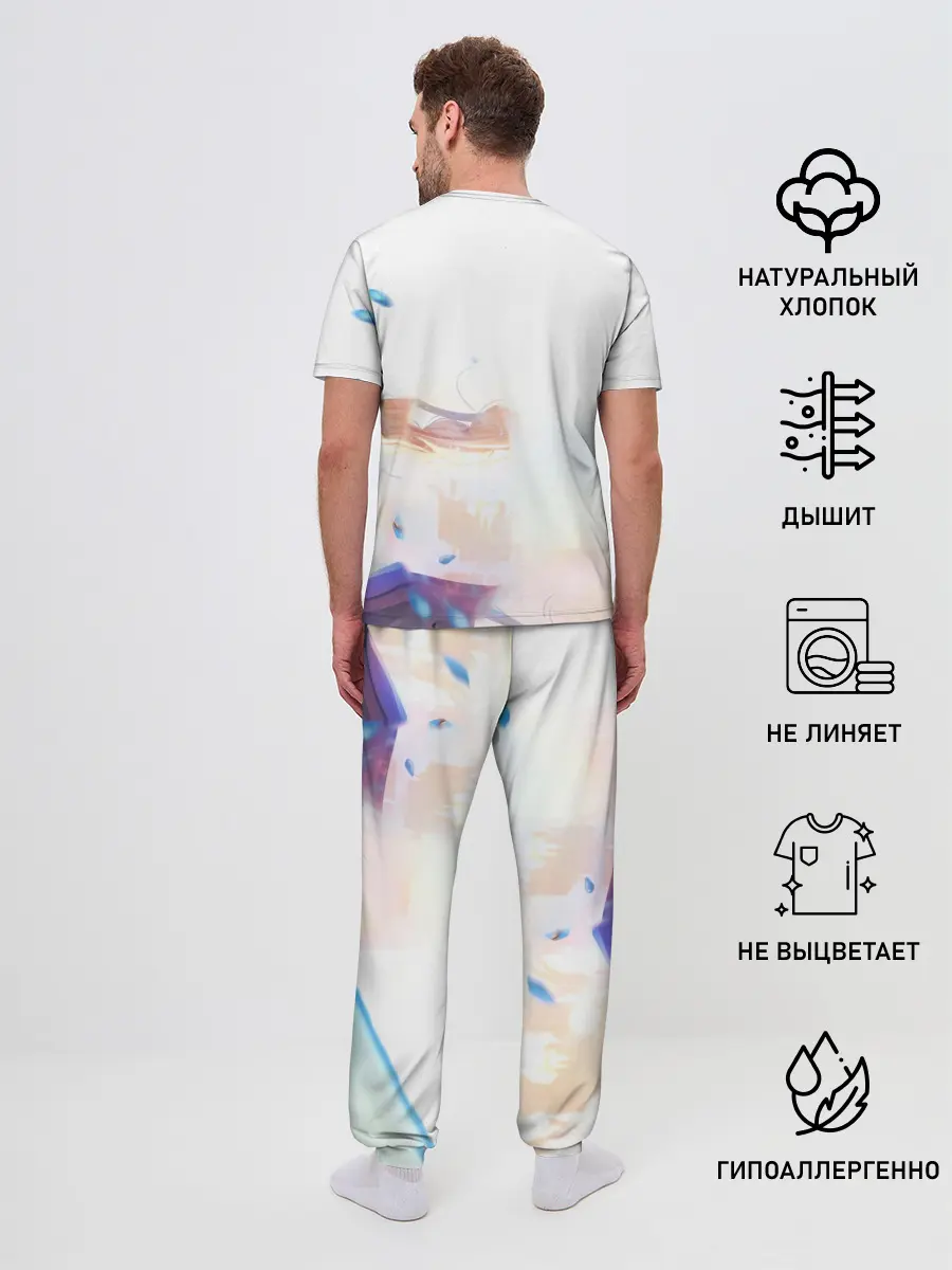 Мужская пижама с брюками / Алисизация