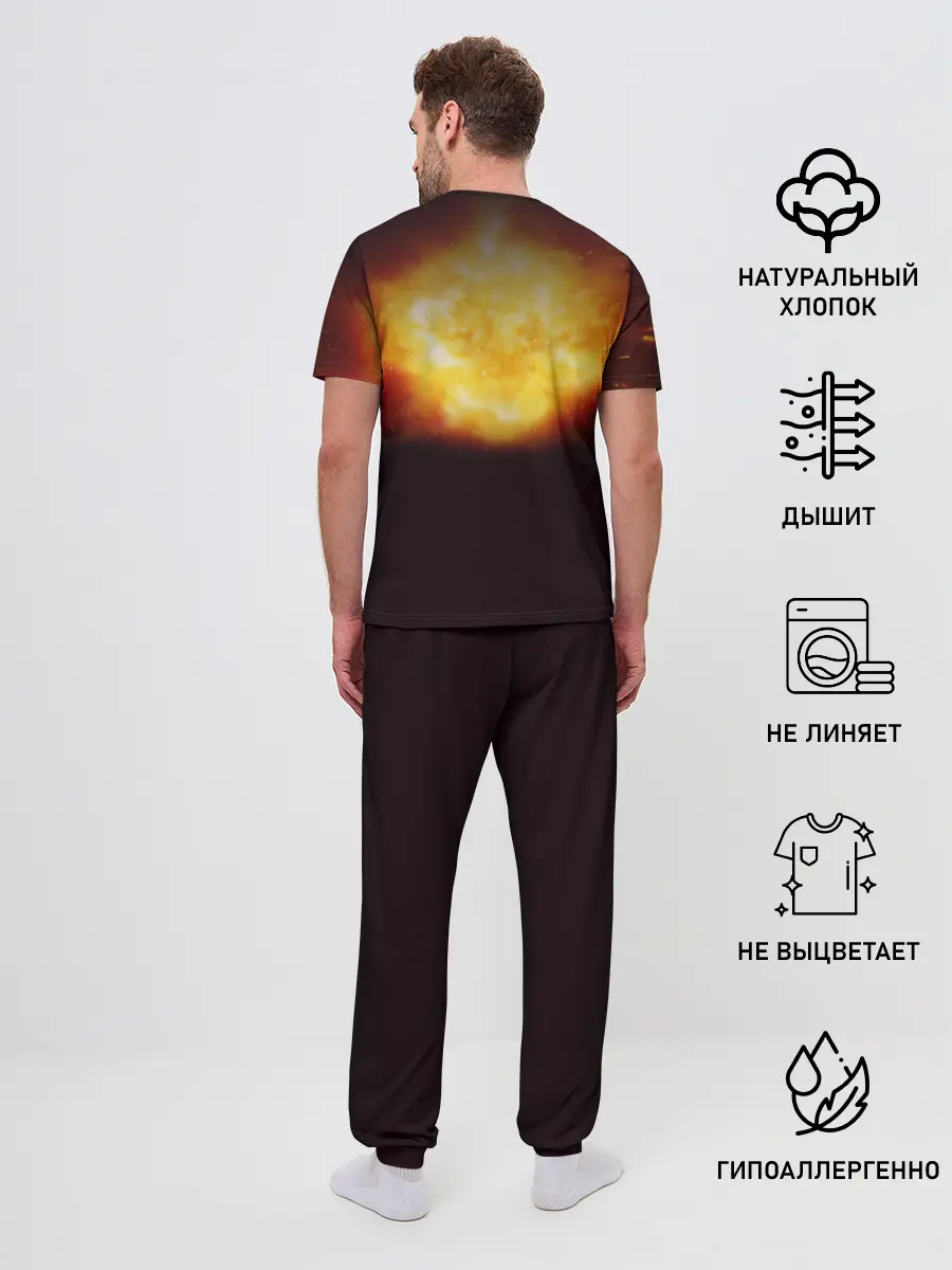 Мужская пижама с брюками / Демон-Всадник