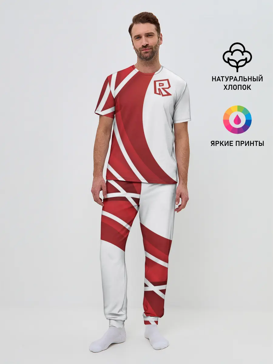 Мужская пижама с брюками / Роблокс