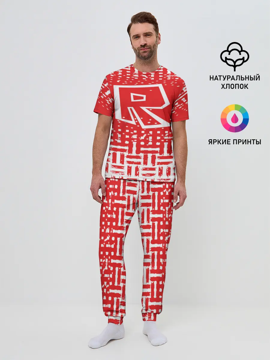 Мужская пижама с брюками / Roblox