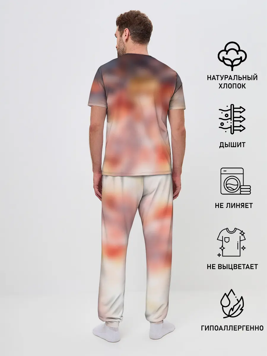 Мужская пижама с брюками / БЕЗДОМНЫЙ БОГ. Юкинэ в цветах