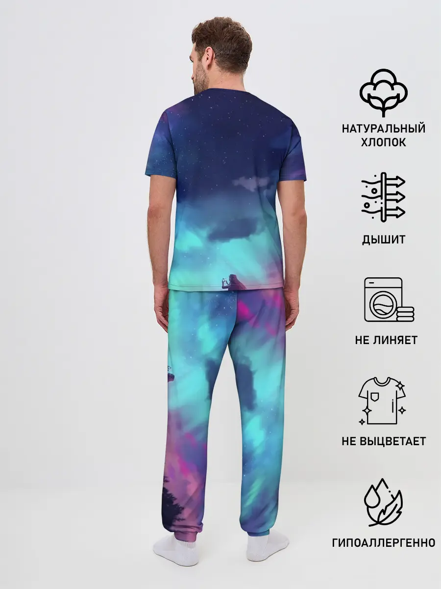 Мужская пижама с брюками / Фейри Тейл рассвет