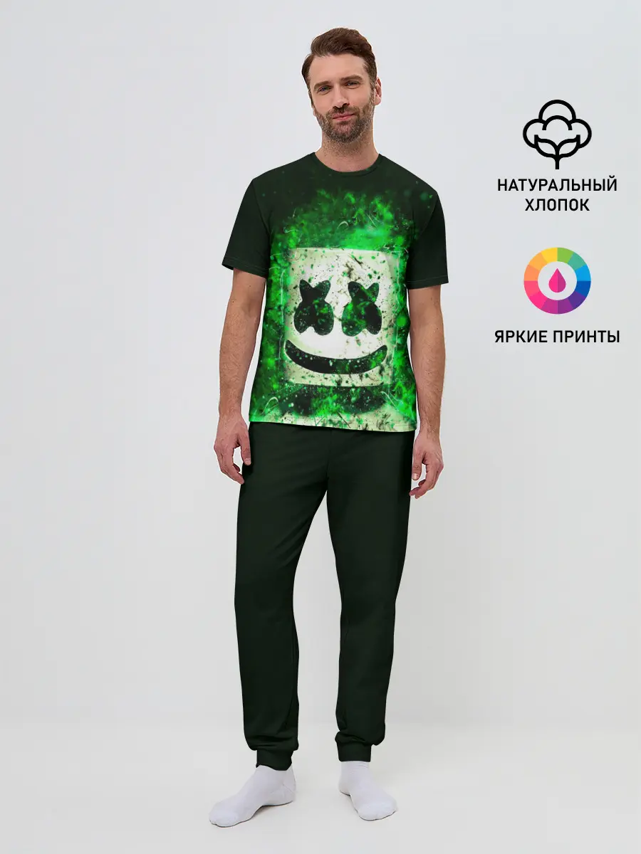 Мужская пижама с брюками / Marshmello