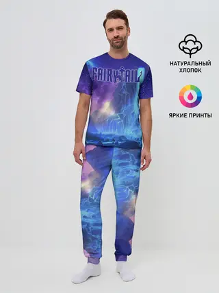 Мужская пижама с брюками / Водопад Фейри Тейл