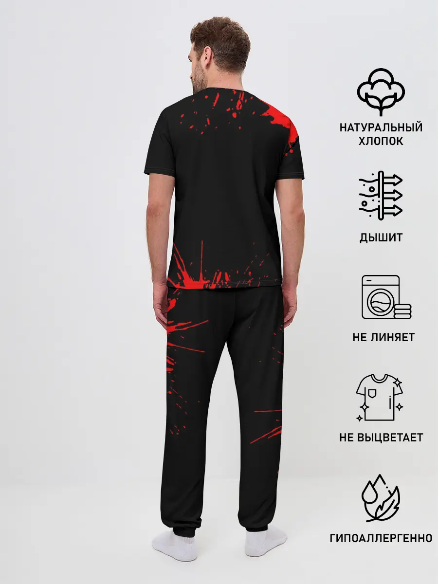 Мужская пижама с брюками / MONOKUMA Despair