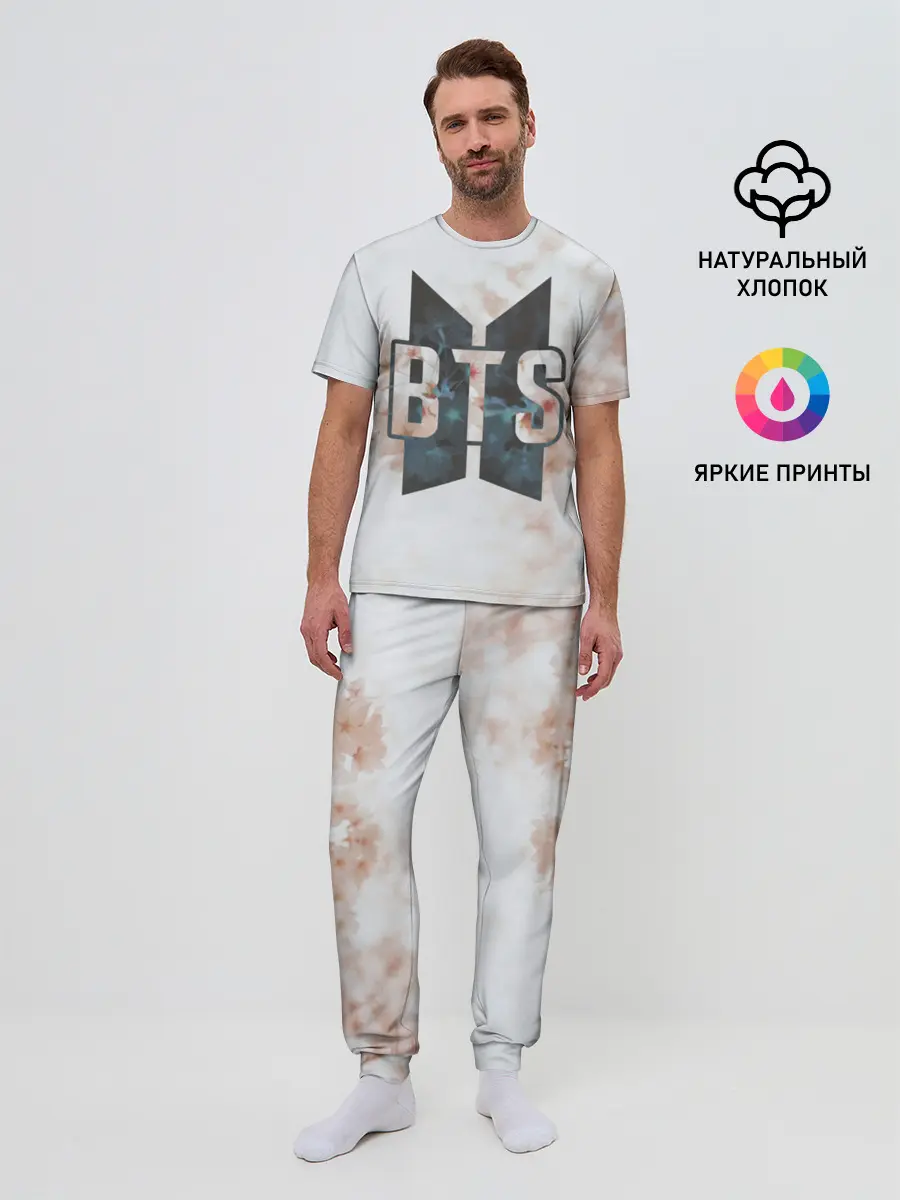 Мужская пижама с брюками / BTS SAKURA