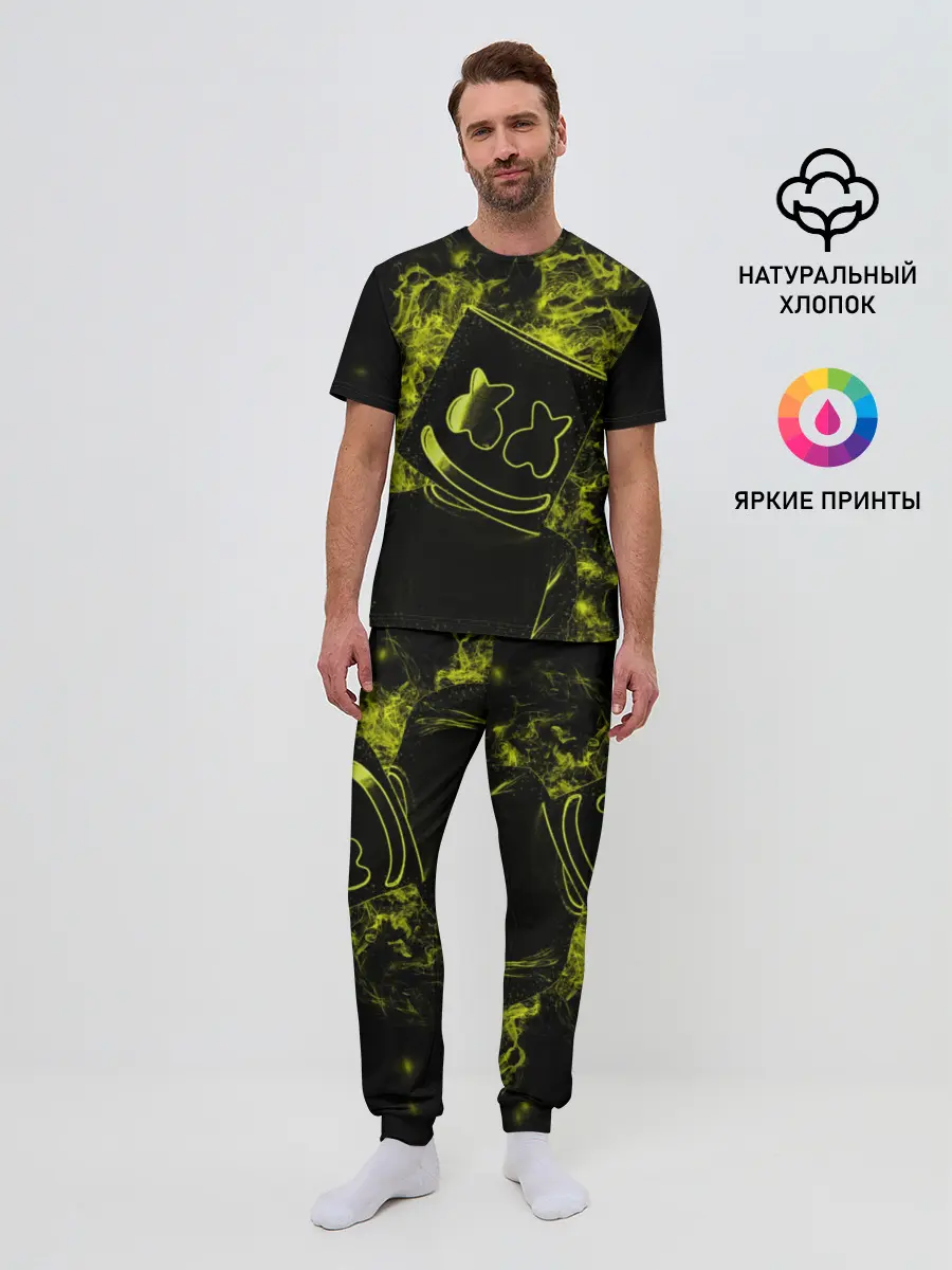 Мужская пижама с брюками / Marshmello