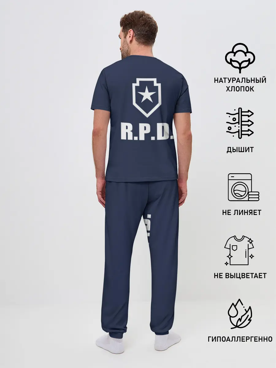 Мужская пижама с брюками / R.P.D. LEON S.KENNEDY