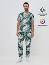 Мужская пижама с брюками / Хамелеоны