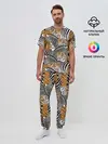 Мужская пижама с брюками / Тигры и зебры