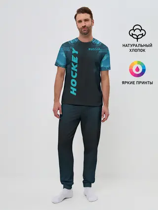 Мужская пижама с брюками / HOCKEY