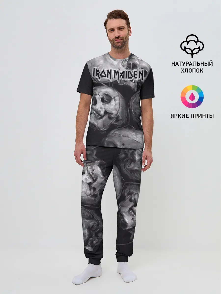 Мужская пижама с брюками / Iron Maiden