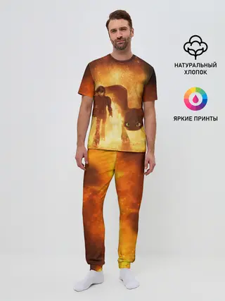 Мужская пижама с брюками / Как приручить дракона