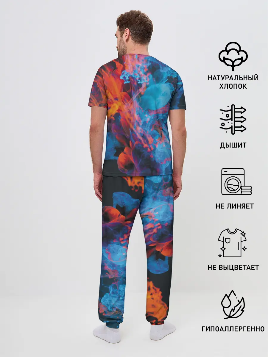 Мужская пижама с брюками / Metro Fire