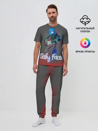 Мужская пижама с брюками / Sally Face