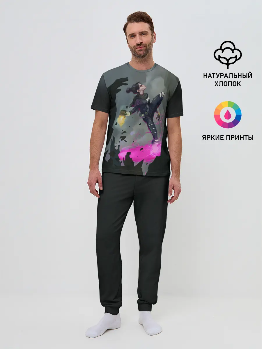 Мужская пижама с брюками / APEX LEGENDS - Wraith