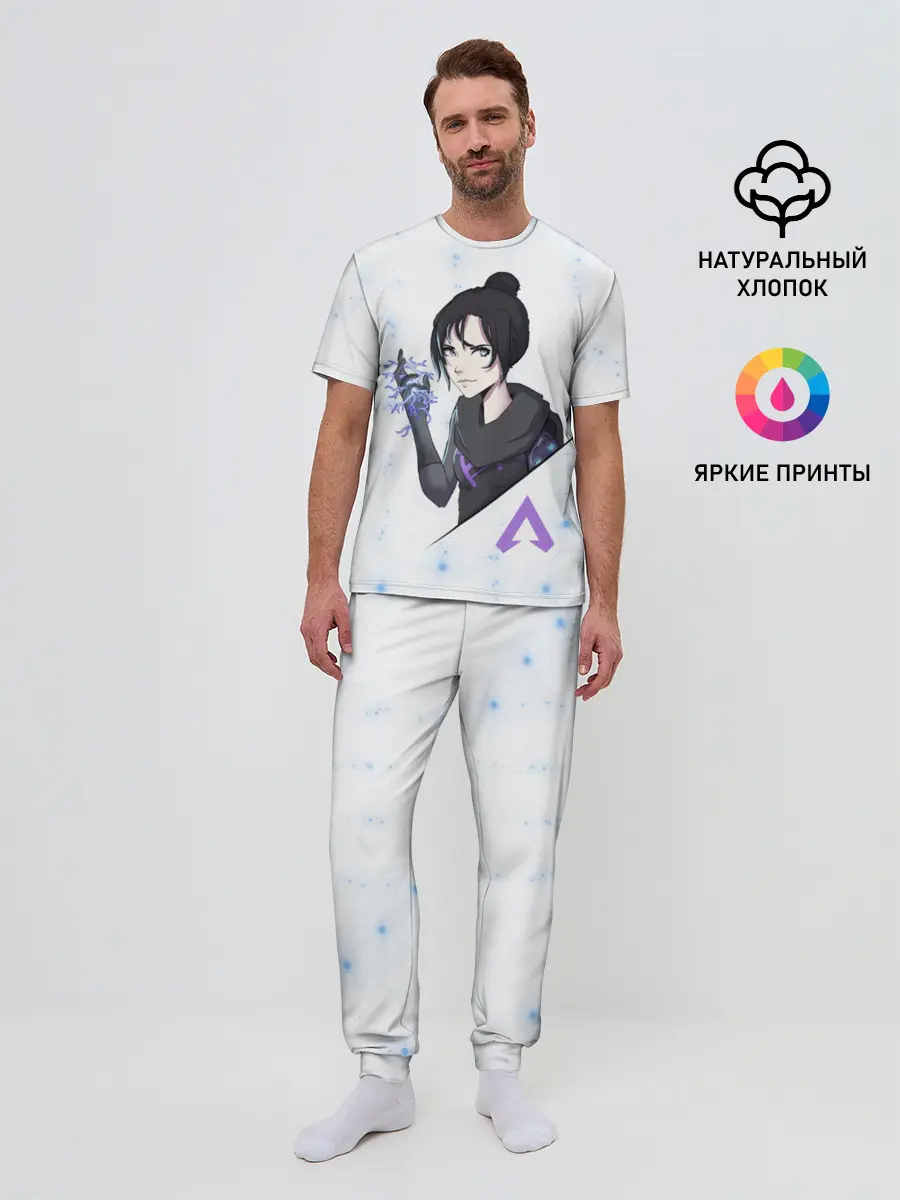 Мужская пижама с брюками / Apex Legends - Wraith