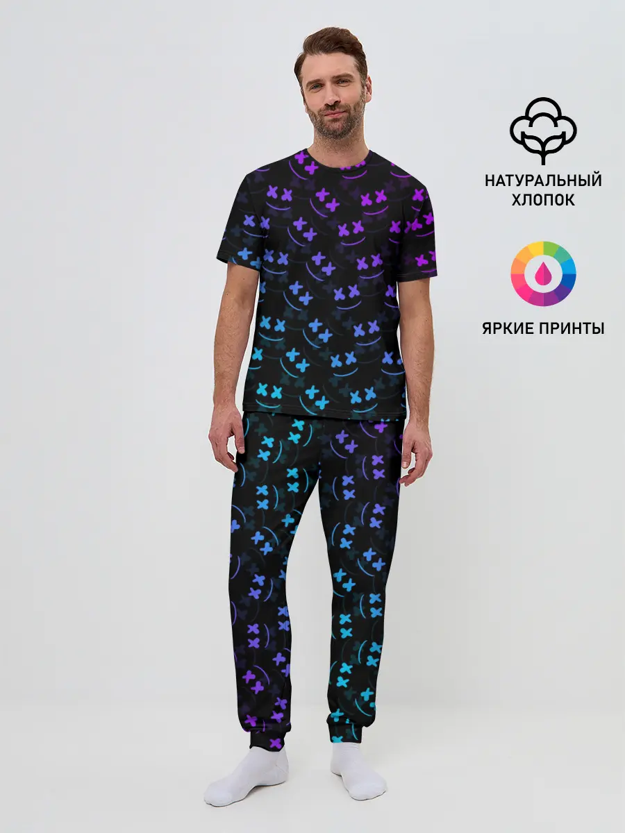 Мужская пижама с брюками / MARSHMELLO