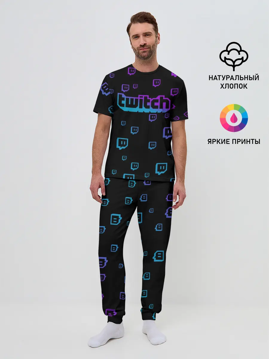 Мужская пижама с брюками / Twitch