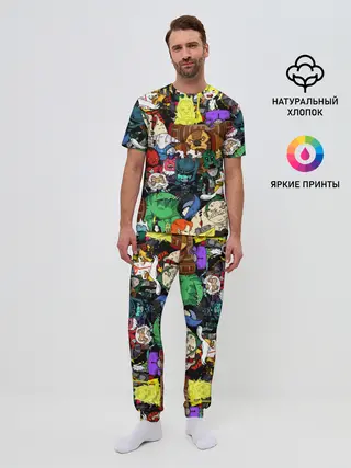 Мужская пижама с брюками / Дота 2