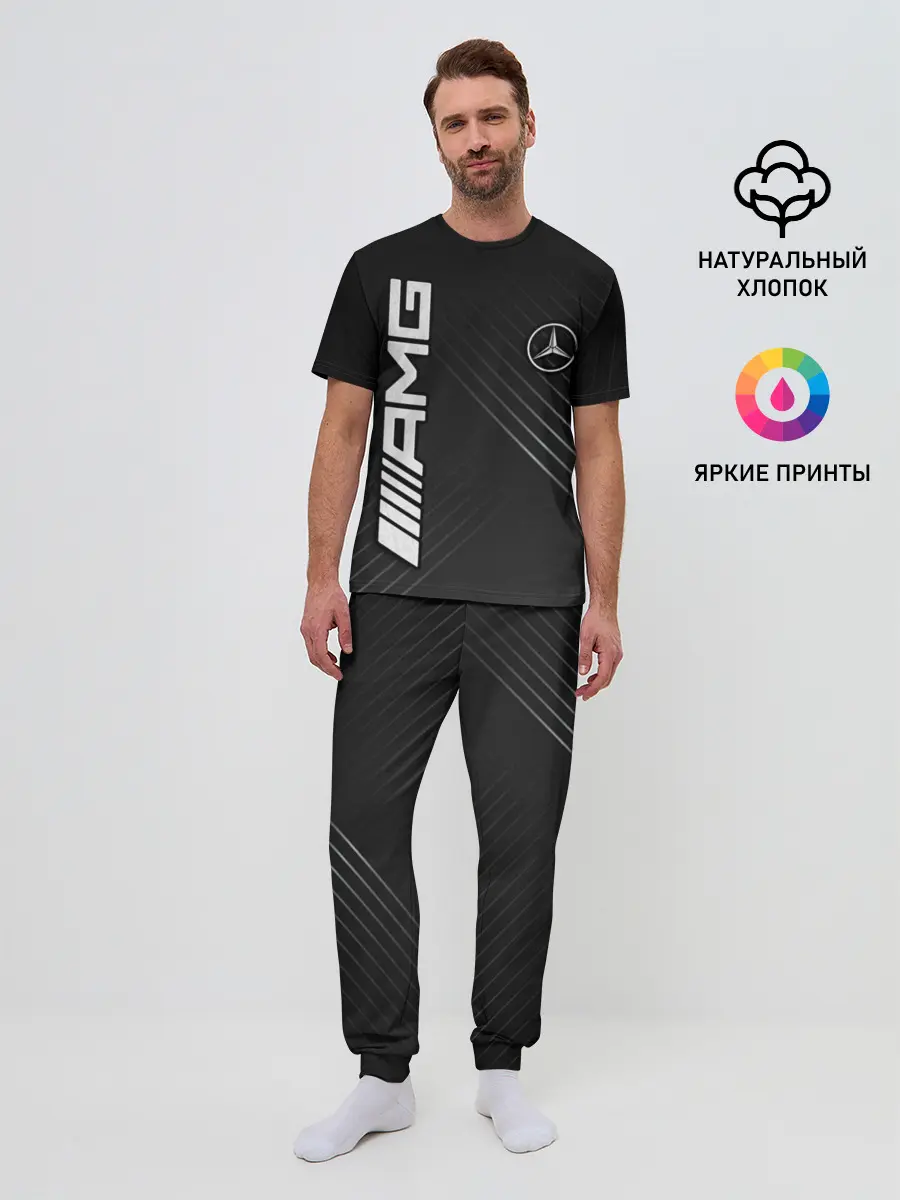 Мужская пижама с брюками / Mercedes