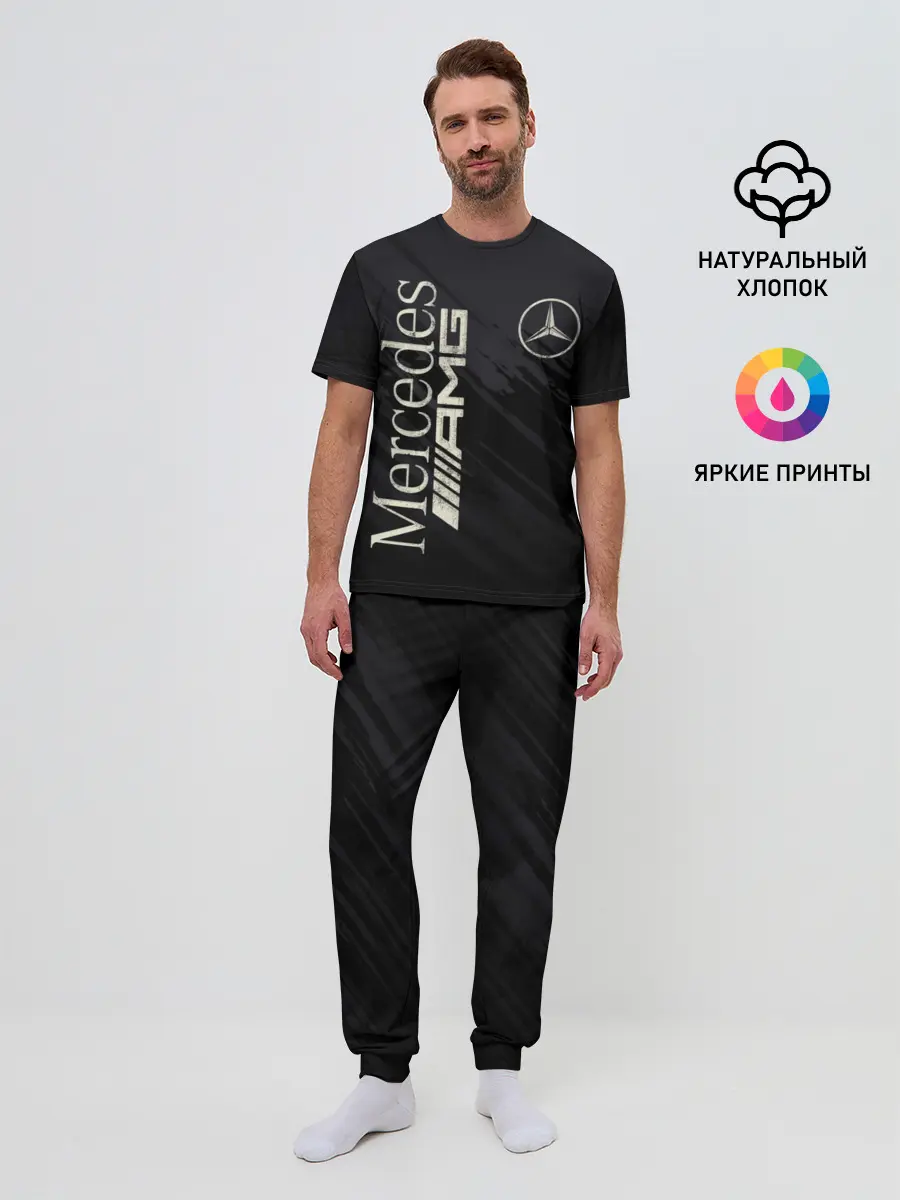 Мужская пижама с брюками / Mercedes