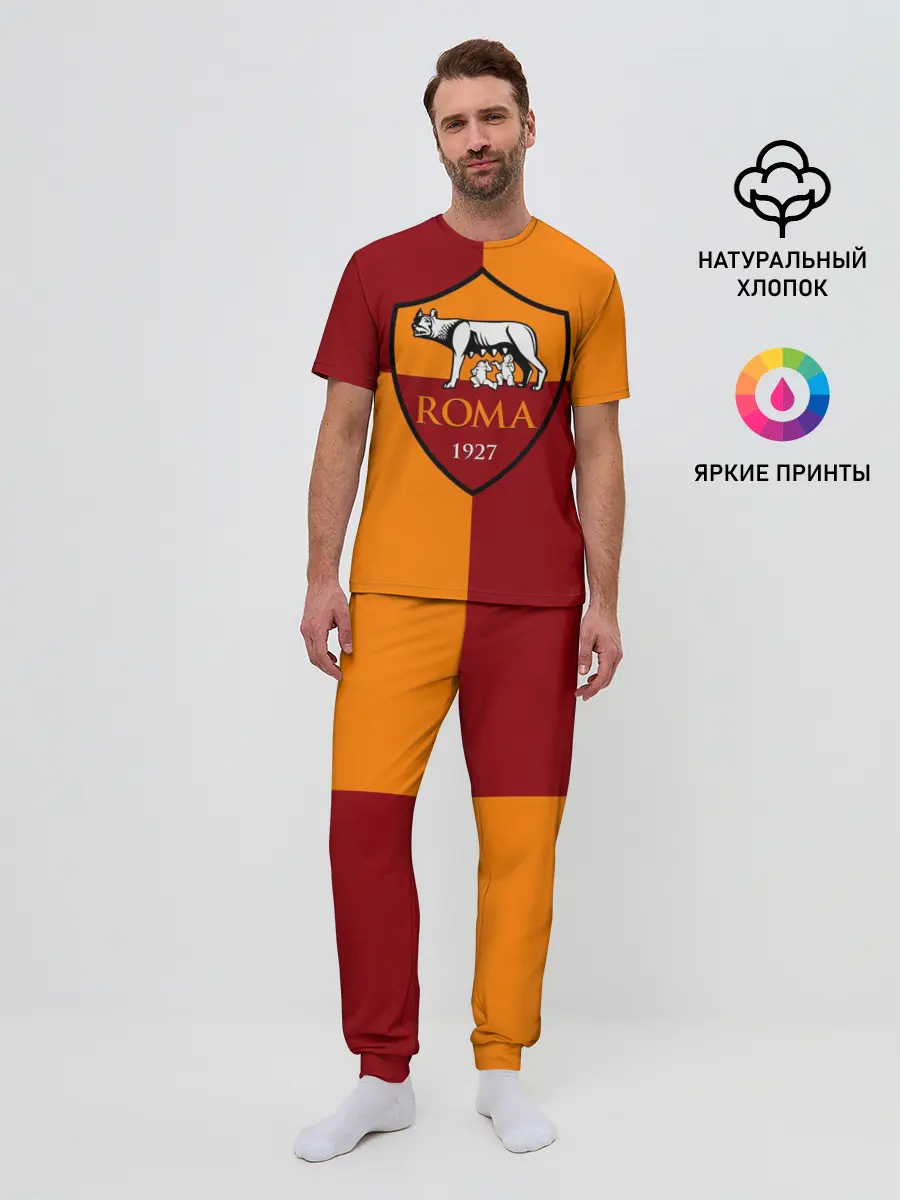 Мужская пижама с брюками / Рома