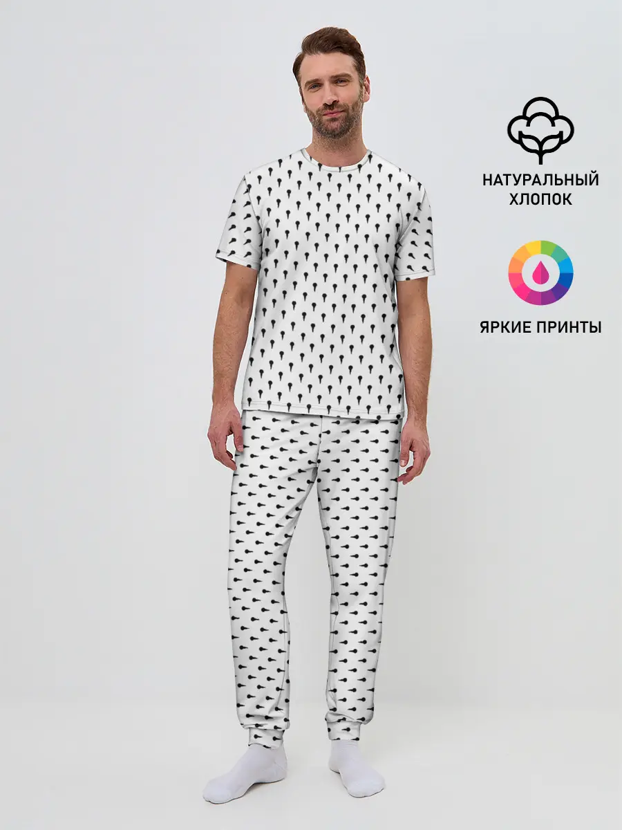 Мужская пижама с брюками / Bruno Buccellati Style Ver.1