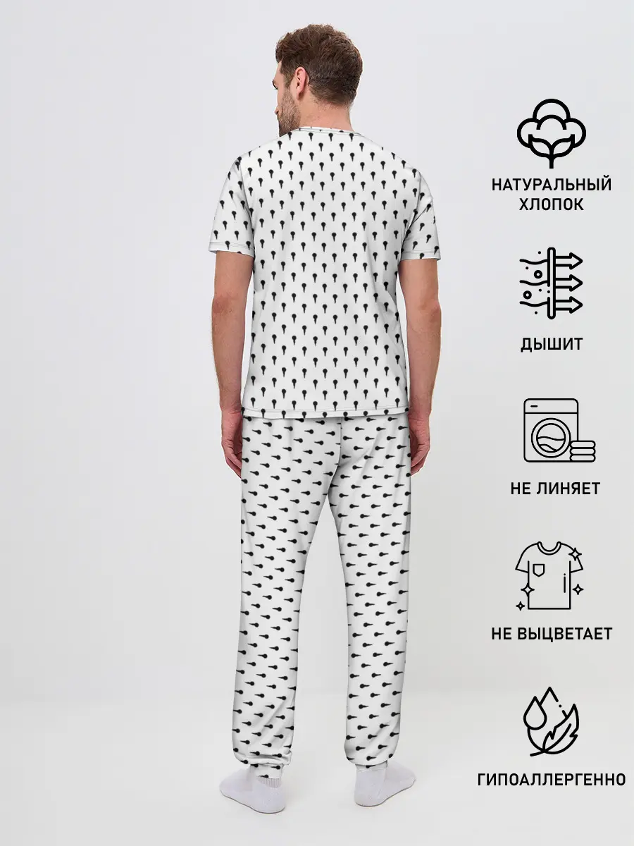 Мужская пижама с брюками / Bruno Buccellati Style Ver.1