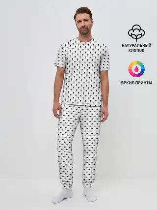 Мужская пижама с брюками / Bruno Buccellati Style Ver.1