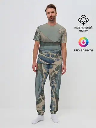 Мужская пижама с брюками / Утагава Хиросигэ