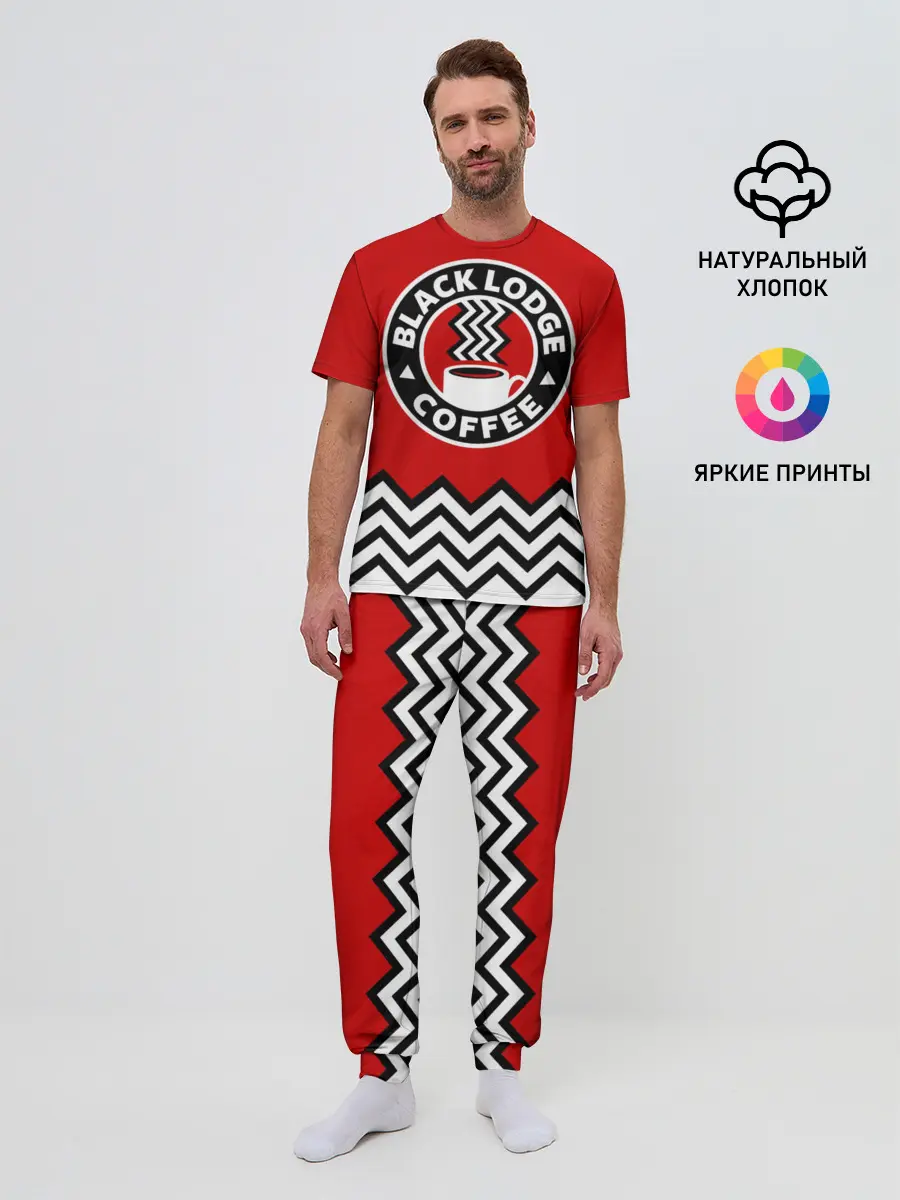 Мужская пижама с брюками / Твин Пикс